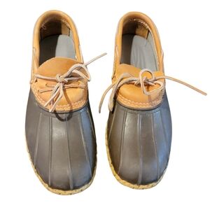 L.L.Bean Low Gumshoe Rubber Moc Duck Boots 12N‎